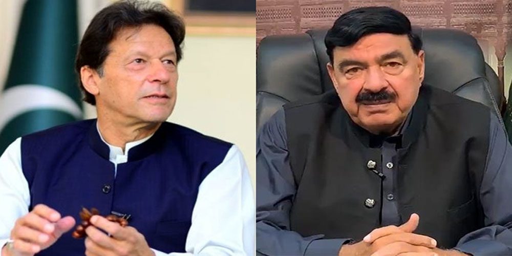 شیخ رشید عمران خان کے ساتھ چٹان کی طرح کھڑا ہے، شیخ رشید