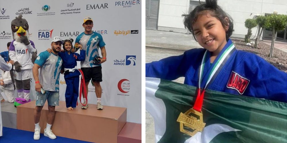 پاکستان کی ننھی کھلاڑی نے بین الاقوامی مقابلے میں گولڈ میڈل جیت لیا