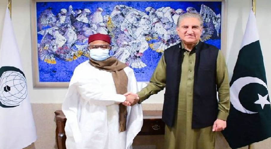 شاہ محمود قریشی اور او آئی سی کے سیکرٹری جنرل کا کانفرنس کے ایجنڈے کا جائزہ