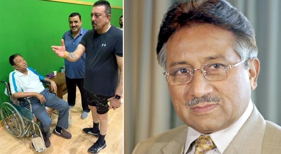 Pervez Musharraf and Sanjay Dutt meet in Dubai