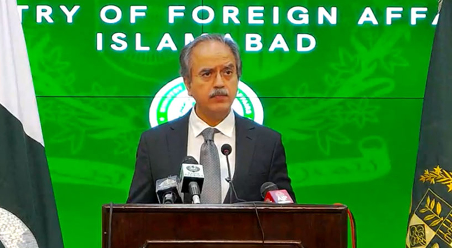 ترجمان دفتر خارجہ عاصم افتخار نے سفیر اسد مجید پر دباؤ کی خبروں کو بے بنیاد قرار دیدیا
