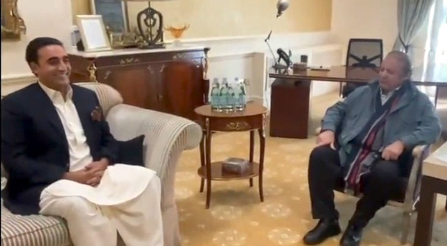 بلاول بھٹو کی لندن میں نواز شریف سے ملاقات، ملک کی سیاسی صورتحال پر گفتگو