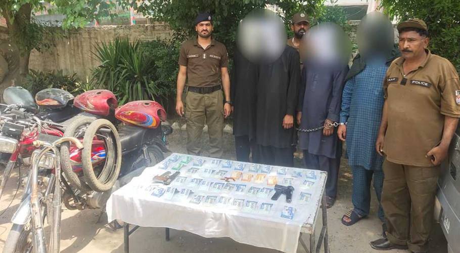 راولپنڈی میں ڈکیت گینگ کا سرغنہ 4ساتھیوں سمیت گرفتار