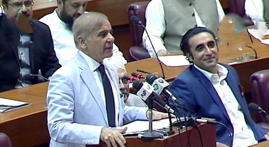 شاہ محمود قریشی دستبردار، شہبازشریف بلامقابلہ وزیراعظم منتخب
