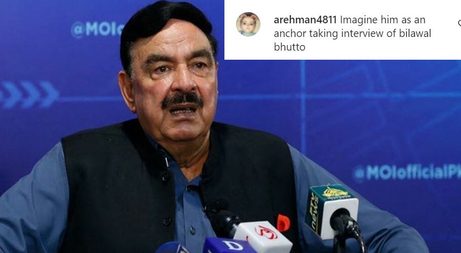 شیخ رشید کا اینکر بننے کا اعلان، سوشل میڈیا کی ٹرولنگ