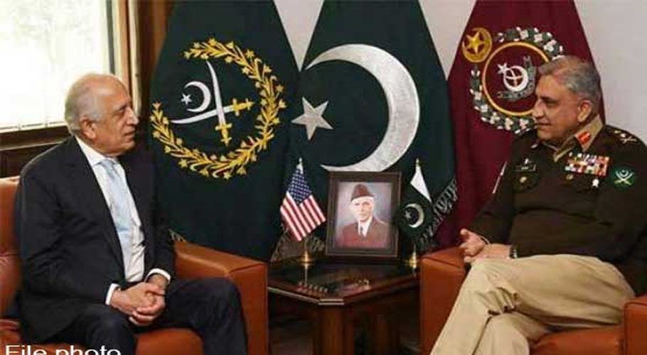 آرمی چیف جنرل قمر جاوید باجوہ سے زلمے خلیل زاد کی ملاقات، آئی ایس پی آر