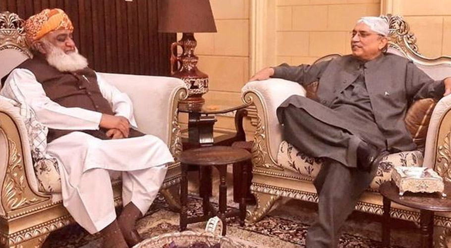 آصف زرداری اور مولانا فضل الرحمان کی ملاقات، نیب اصلاحات پر اتفاق