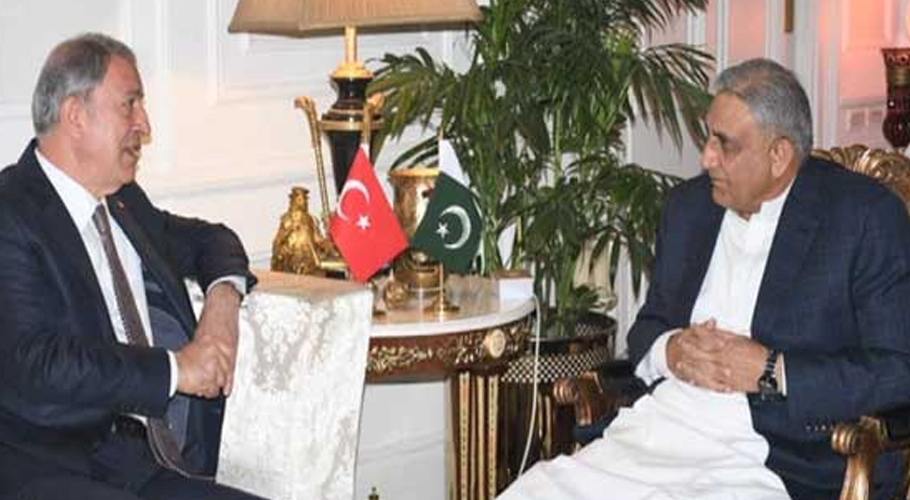 آرمی چیف سے ترک وزیر دفاع کی ملاقات، سیکیورٹی تعاون پر تبادلہ خیال