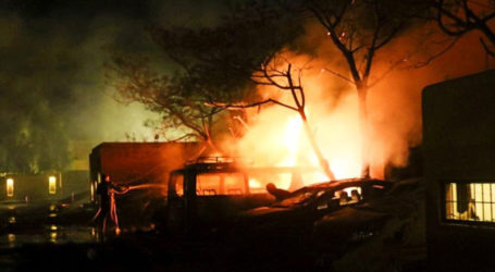 کوئٹہ، مارکیٹ میں لگنے والی آگ سے 100 دکانیں جل گئیں