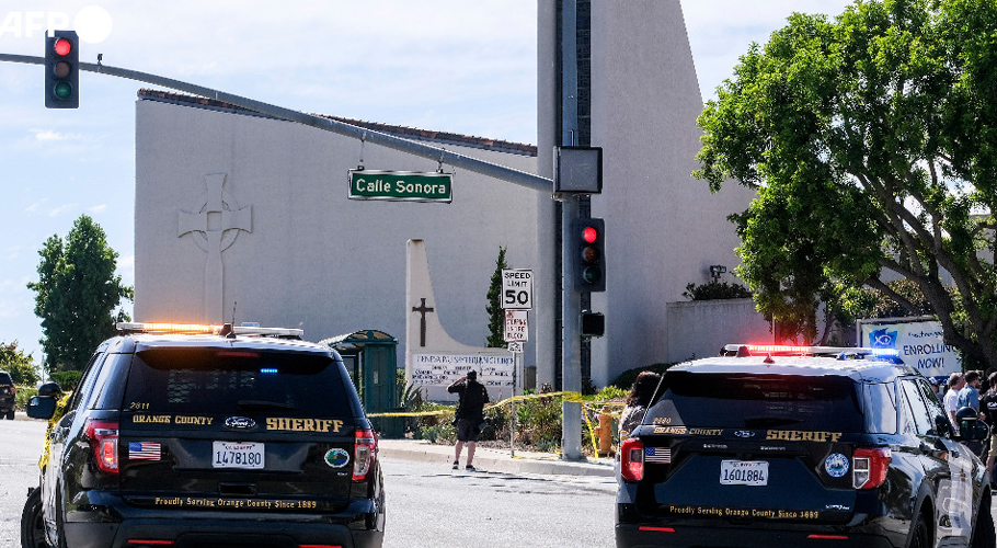 امریکی ریاست کیلیفورنیا کے چرچ میں فائرنگ، 1 شخص ہلاک، 4 زخمی