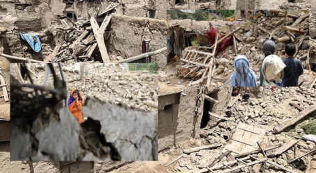 افغان وزیر داخلہ نے زلزلے میں پورا خاندان کھو دینے والا بچہ گود لے لیا
