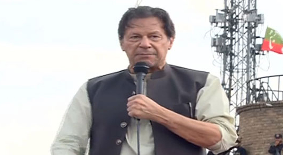 سازش کے تحت حکومت گرا کر امریکا کے پتلوں کو بٹھایا گیا، عمران خان
