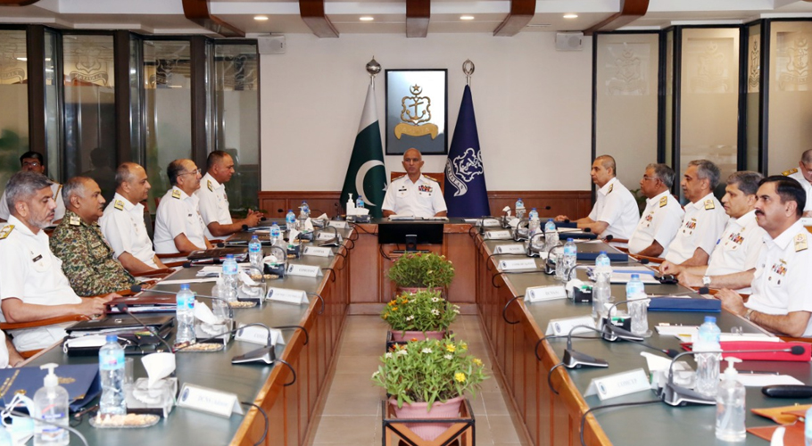 امیرالبحر کی زیر صدارت نیول ہیڈکوارٹرز اسلام آباد میں کمانڈ اینڈ اسٹاف کانفرنس کا انعقاد