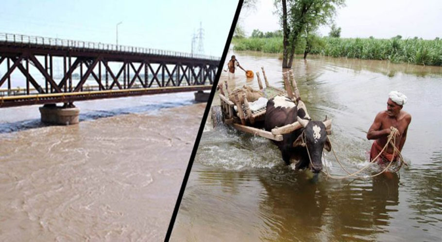 دریائے چناب میں طغیانی، 20 دیہات زیرِ آب آگئے