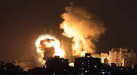 امریکی صدر کی روانگی کے بعد غزہ پر اسرائیلی فضائی حملے