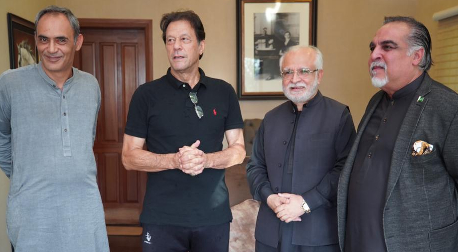 چیئرمین پی ٹی آئی عمران خان سے محمود مولوی کی ملاقات