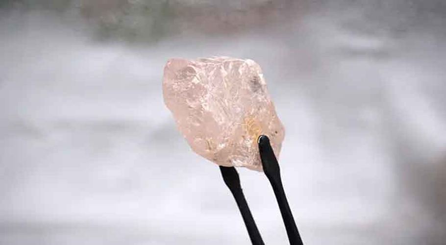 دنیا کا سب سے بڑا نایاب گلابی ہیرا دریافت