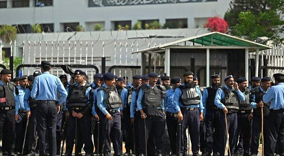 پی ٹی آئی دھرنا، لانگ مارچ، اسلام آباد پولیس کی تیاریاں مزید تیز