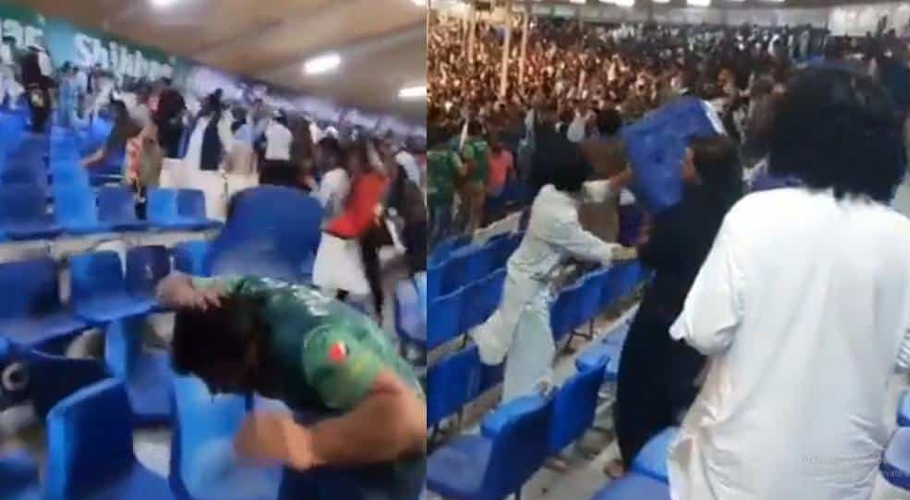 پاک افغان میچ کے دوران ہنگامی آرائی کرنے والے تماشائیوں کو بھاری جرمانہ