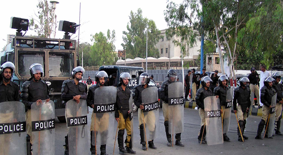 تحریک انصاف کا ممکنہ لانگ مارچ، سندھ پولیس اور ایف سی اسلام آباد پہنچ گئی