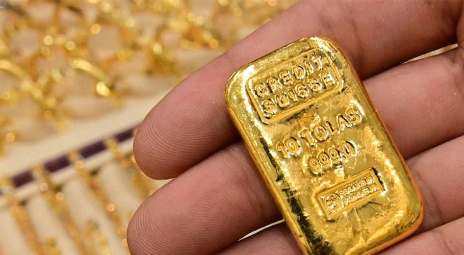 ملک میں سونے کی فی تولہ قیمت 3350روپے کم ہوگئی