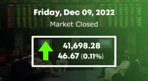 اسٹاک مارکیٹ میں 46.67 پوائنٹس کا اضافہ