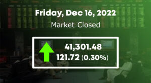 اسٹاک مارکیٹ میں 121پوائنٹس کا اضافہ