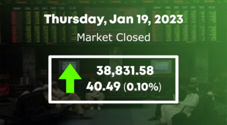 اسٹاک مارکیٹ میں 40.49 پوائنٹس کا اضافہ