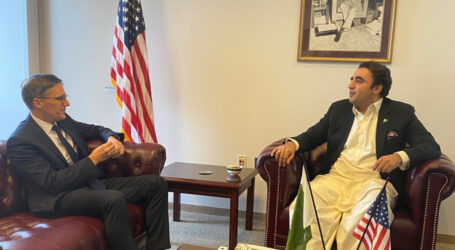 وزیر خارجہ بلاول بھٹو سے امریکی دفترِ خارجہ کے کونسلر ڈیرک شولے کی ملاقات