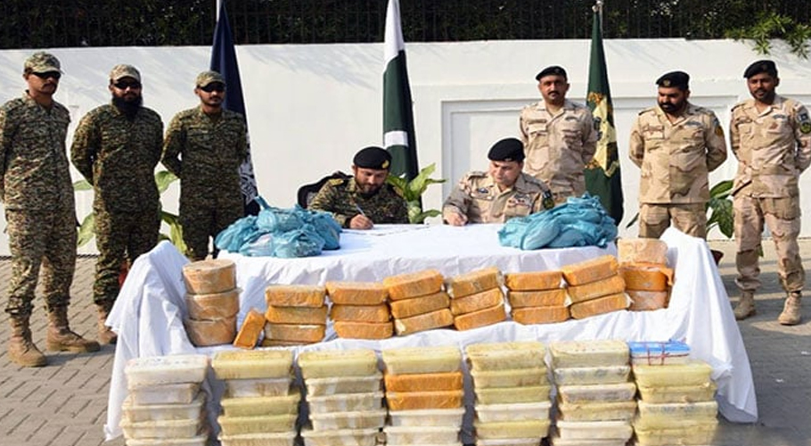 اینٹی نارکوٹکس فورس کی کارروائیاں،بھاری مقدار میں منشیات برآمد