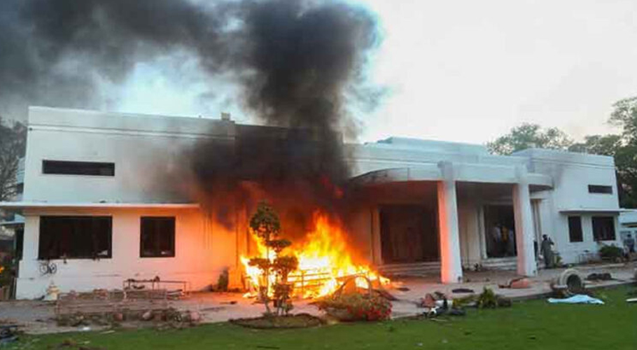 جناح ہاؤس حملہ: 16ملزمان کو آرمی ایکٹ کے تحت ٹرائل کیلئے کمانڈنگ افسر کے حوالے کا حکم