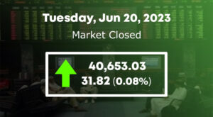 اسٹاک مارکیٹ میں 31.81 پوائنٹس کا اضافہ