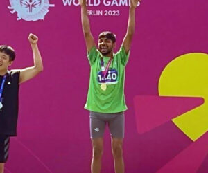 اسپیشل ورلڈ گیمز،پاکستان کے محمد لقمان نے 100 میٹر ریس میں گولڈ میڈل جیت لیا
