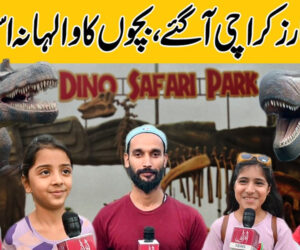 کراچی کے سفاری پارک میں ڈائنو سارز کا والہانہ استقبال
