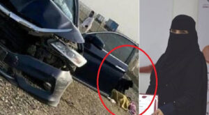 Female Saudi nurse saves several lives after a traffic accident