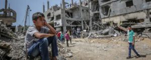 غزہ پر اسرائیل کی شدید بمباری، فلسطینی شہداء کی تعداد 1448 سے تجاوز