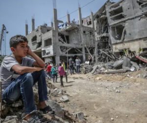غزہ پر اسرائیل کی شدید بمباری، فلسطینی شہداء کی تعداد 1448 سے تجاوز