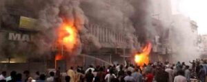 عائشہ منزل شاپنگ مال میں لگنے والی آگ پر قابو پالیا گیا، 4افراد جاں بحق