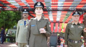 Maryam nawaz attends passing out parade police in uniform