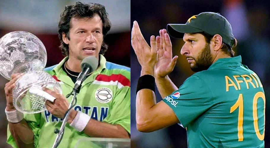 Cricket career of Imran Khan and Shahid Afridi