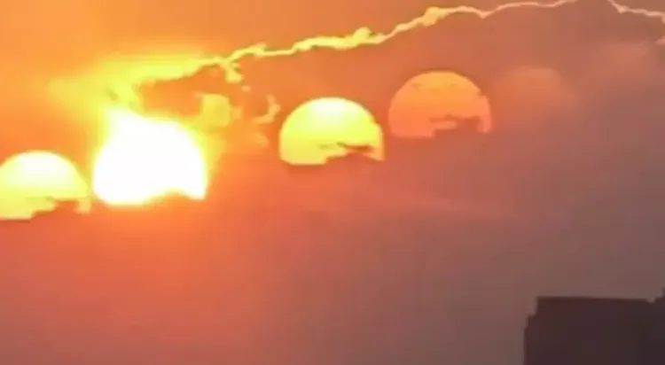 Netizens go wild as seven suns appear in China