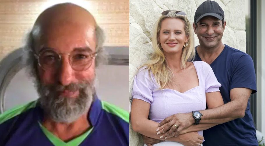 Shaniera Photoshops Hilarious Bald Pic Of Wasim Akram
