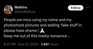 Mathira viral video