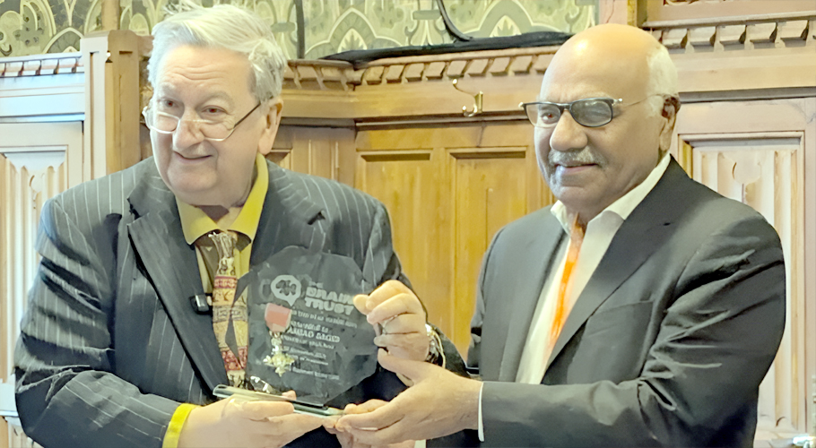 Pakistan’s Dr. Amjad Saqib honored with ‘Brain of the Year 2025’ award