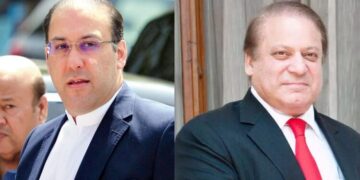 Why was Hasan Nawaz declared bankrupt by London High Court?