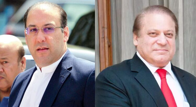Why was Hasan Nawaz declared bankrupt by London High Court?