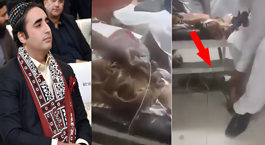 Viral video of nebulizing a patient with a bicycle inflator pump in Sindh