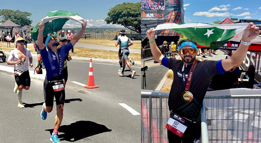 Khurram Khan makes history as first Pakistani to participate in Ironman World Championship