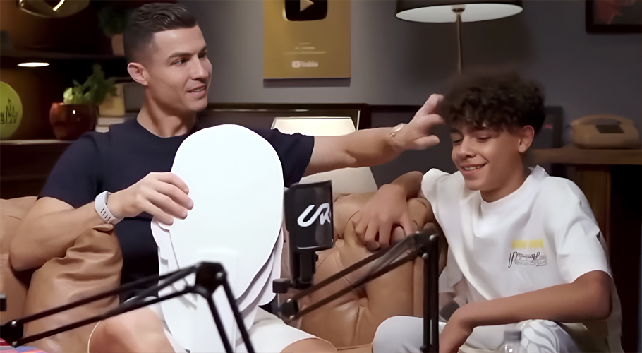 Cristiano Ronaldo's Son Surprises Fans by Saying "InshaAllah" on Podcast