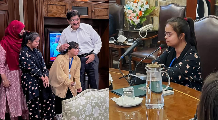 Down syndrome girl becomes Sindh CM fo a day